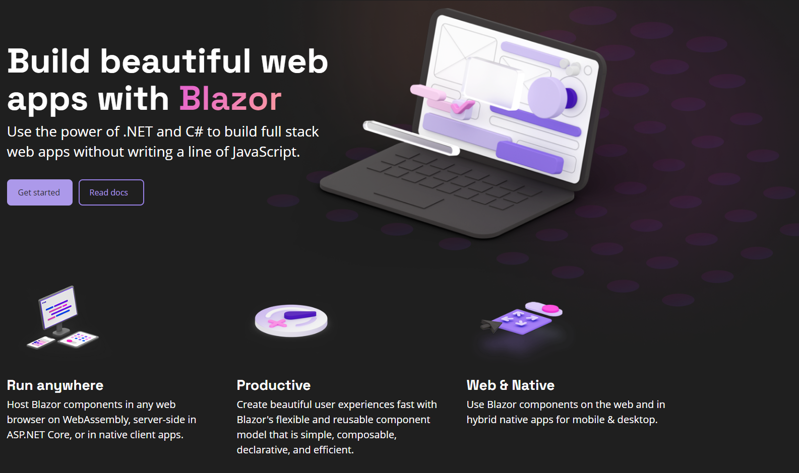 blazor wasm support